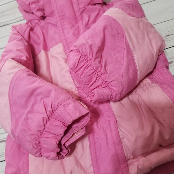 Kids Baby Hooded Pink Winter Jacket - Picture 5 of 7